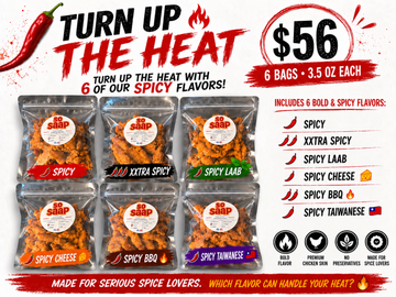 Turn Up The Heat – 6 Spicy Pack